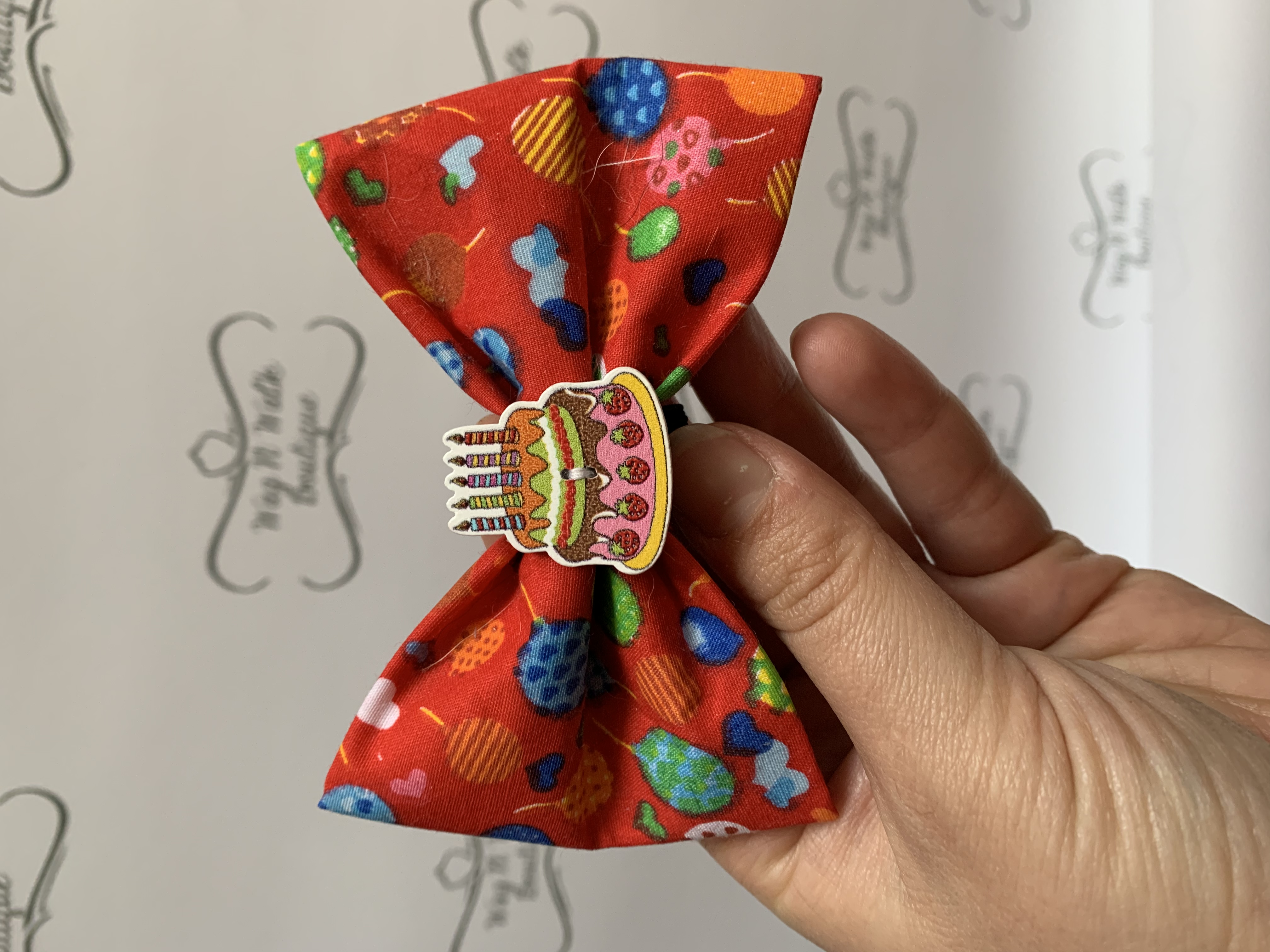 Birthday Balloons Bow Tie