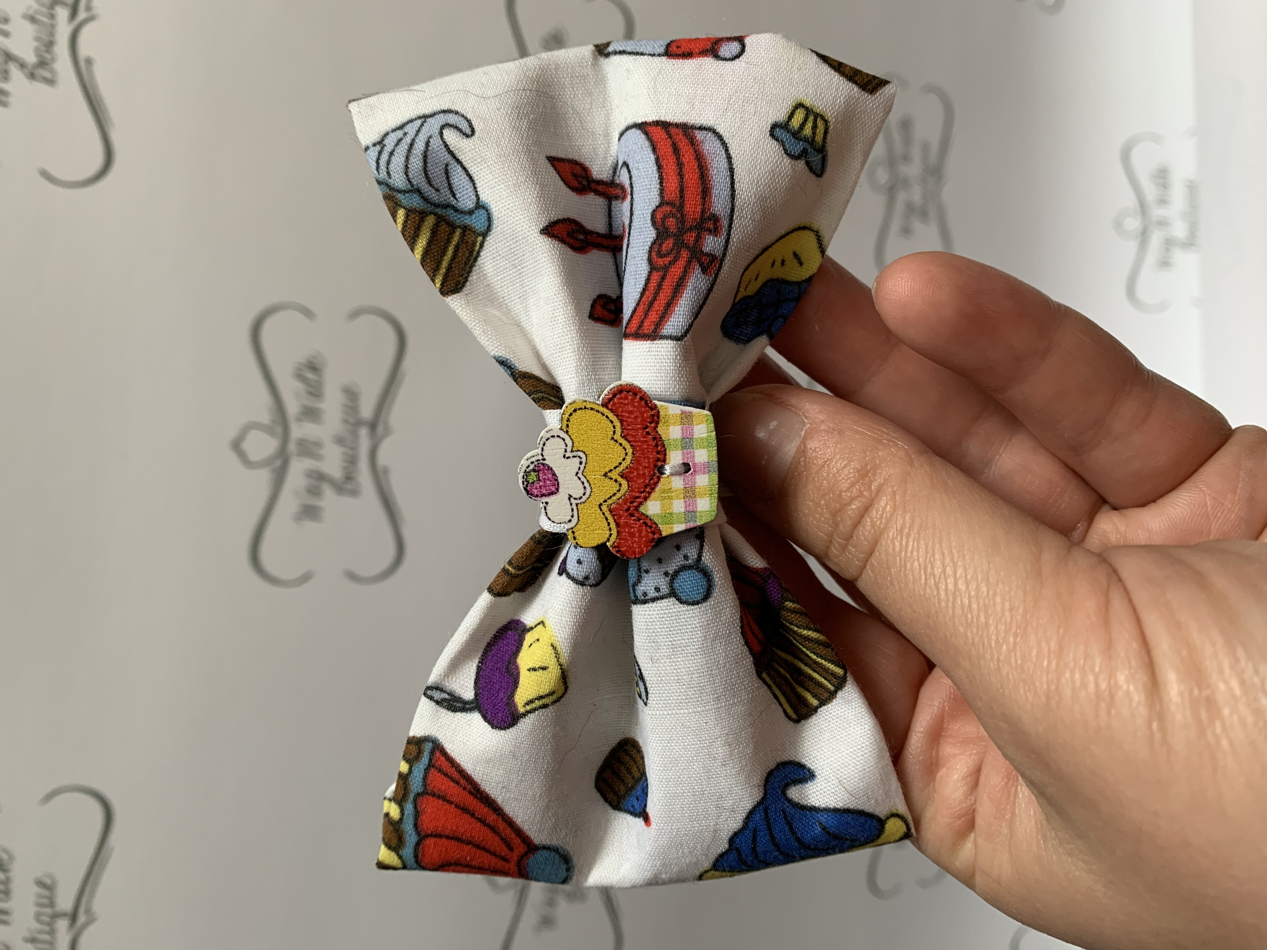 Birthday Cupcake Bow Tie