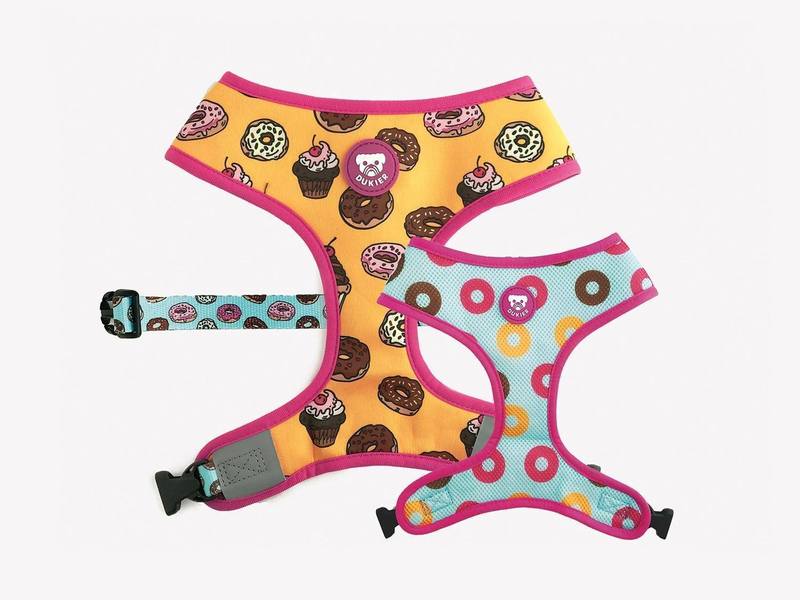 Dukier Cupcakes Reversible Harness Size M